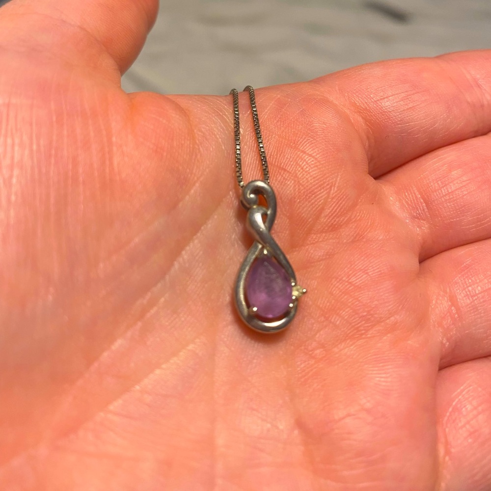 💜 Kay Jewelers PURPLE AMETHYST Birthstone Necklace